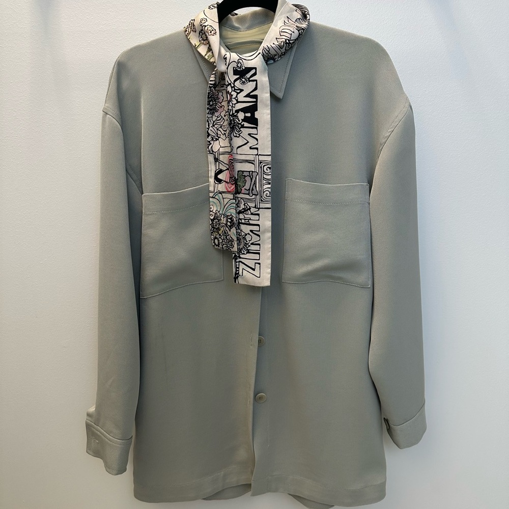 Aritzia Babaton Green Shirt (S)